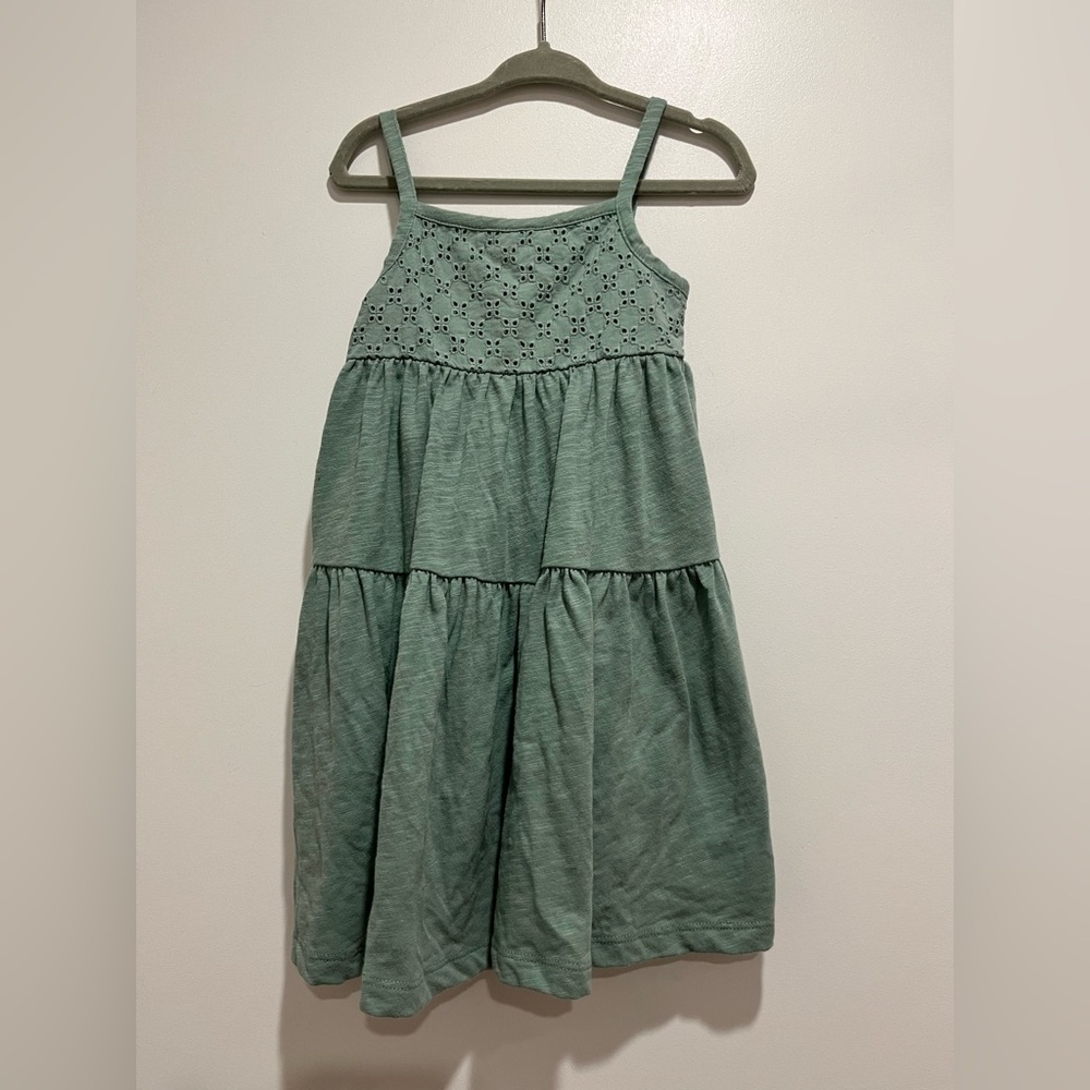 Carter's Mint Green Tiered Dress